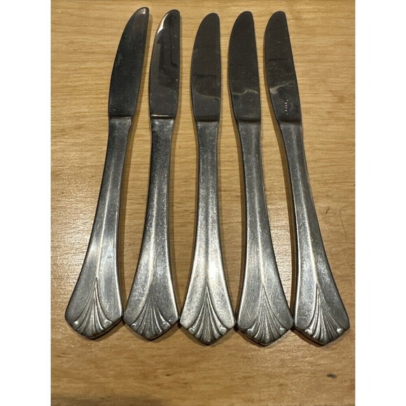 Pfaltzgraff ASHCROFT Stainless Dinner Knives Set Of 5 - Picture 2 of 6
